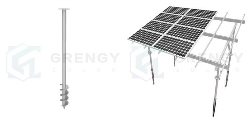 Quick-Install PV Foundations big blades screw piles Quick-Install PV Foundations big blades screw piles