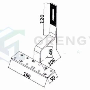 Solar tile hook