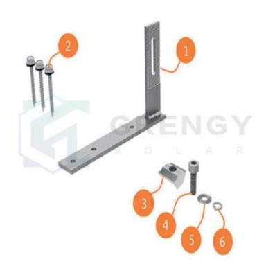 וו סולארי עם גג אריח שטוח