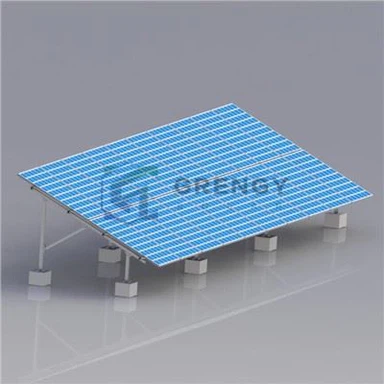 מערכת מדפי קרקע סולארית לפלדת פחמן