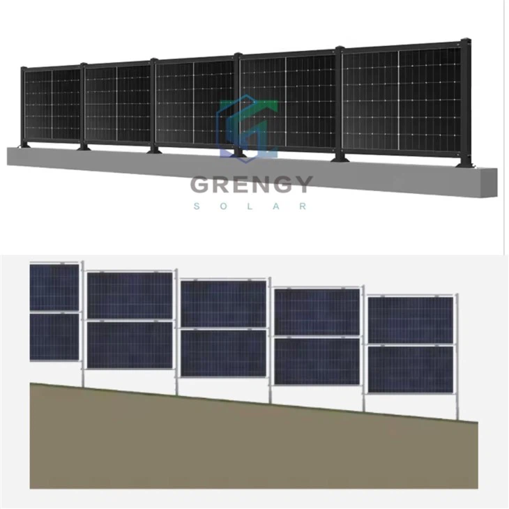 Dual-Use Vertical Solar Mounting Structure factory