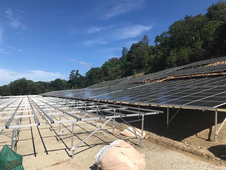 Heavy-Duty Aluminum Ground Racking System | Solar Panel Mounting Solutions