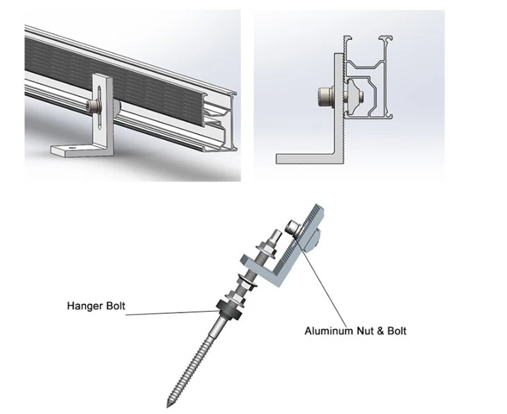 L-Shaped Mounting Bracket For Metal Roof Photovoltaic (PV) Installation Kits suppliers
