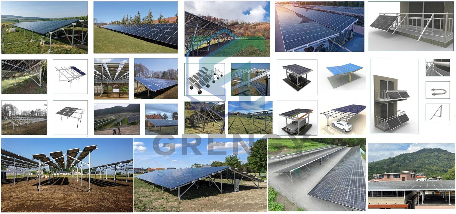 ground solar panel system ground solar panel system