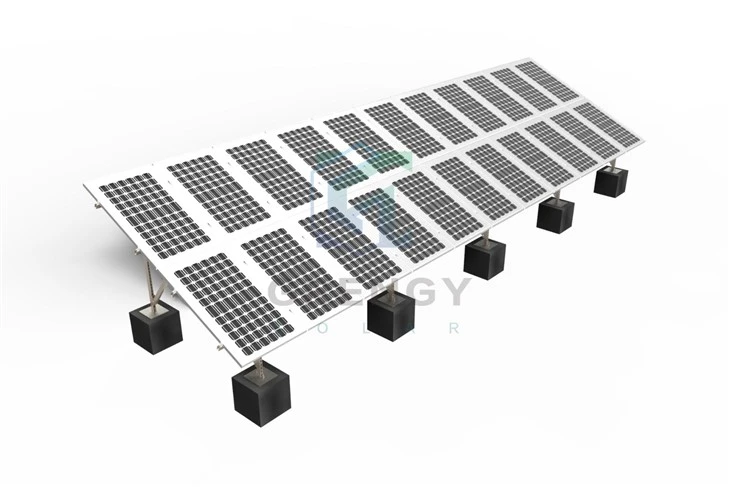 Solar Ground Concrete Base Mounting System