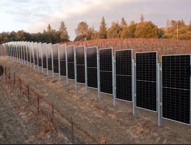 פוטנציאל עיצוב דינמי של גדר סולארית BIFACIAL